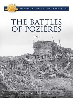 cover image of The Battle of Pozieres 1916